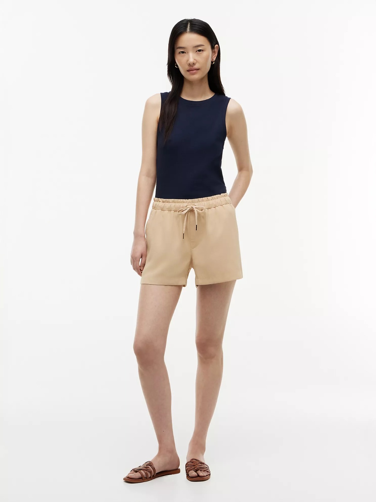 【直播】Tommy Hilfiger K0707106 Womens Lightweight Pull-On Short