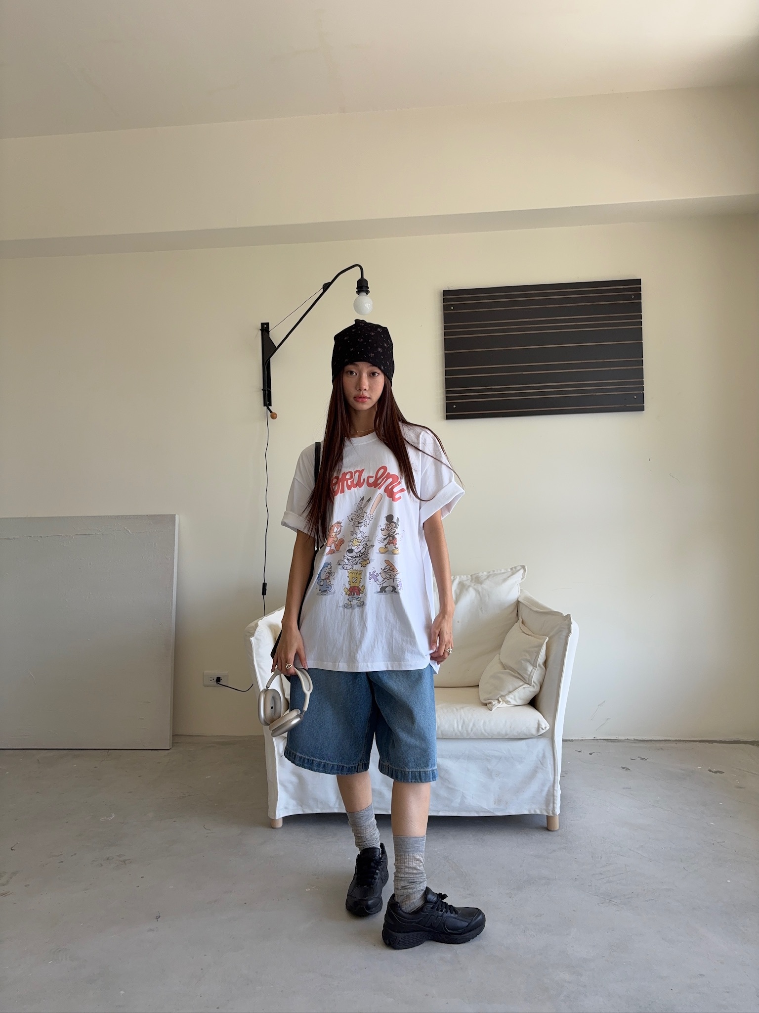 J25/ 整坨生氣卡通人物短袖上衣