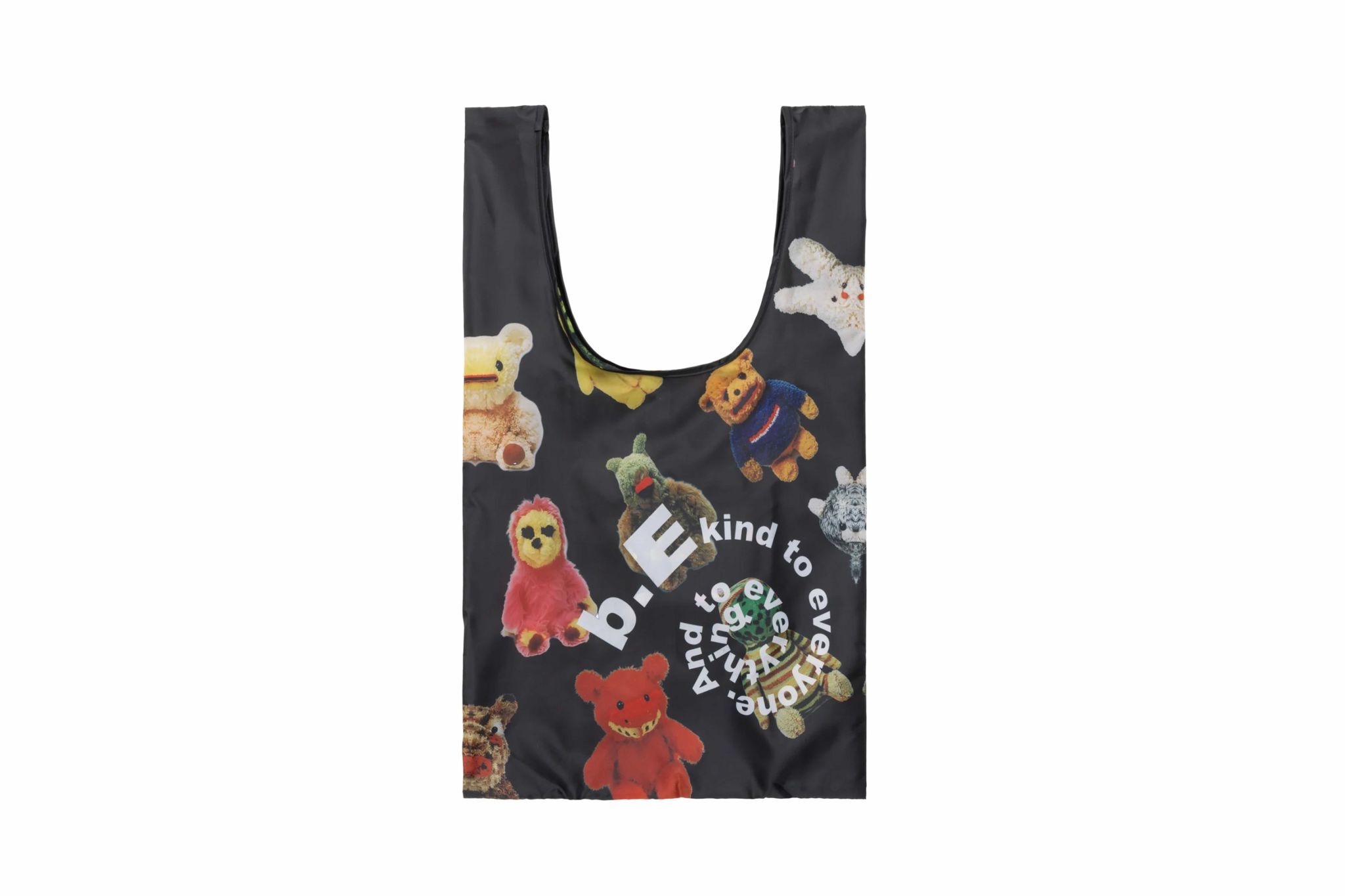b.Eautiful "Plushie Friends Reusable Bag" (Black)