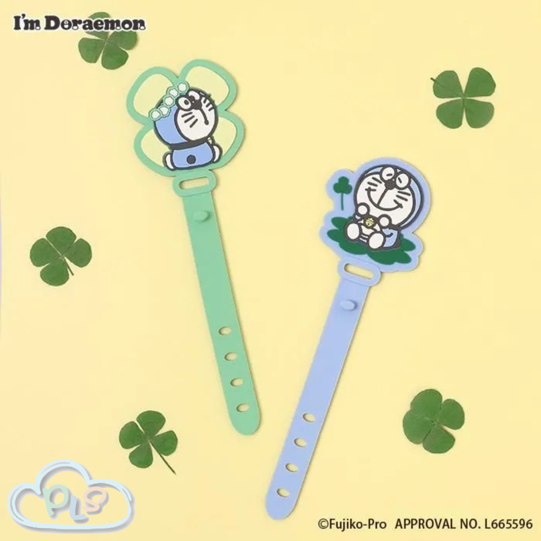 線夾（2個裝） 多啦A夢 Flowering Green  #72111-1