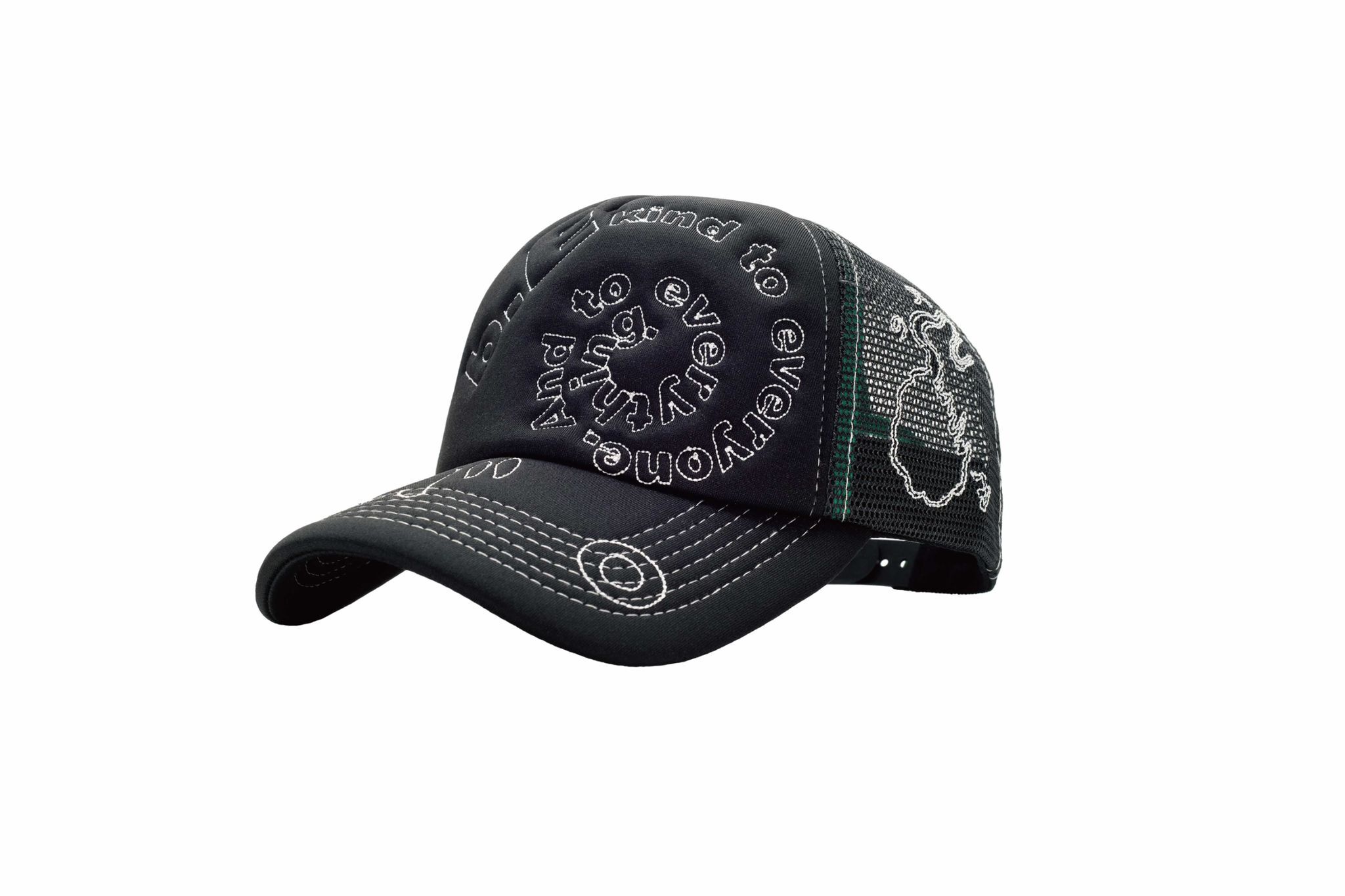 b.Eautiful "b.i Foam Trucker Hat" (Black)