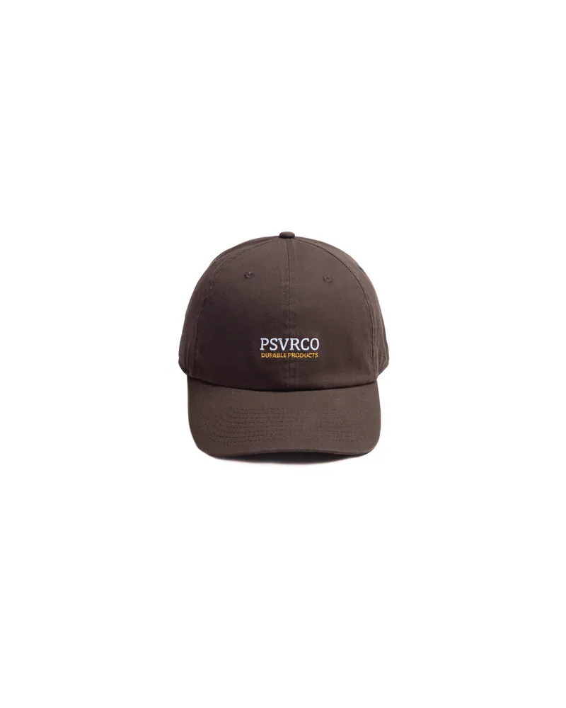 PERSEVERE SLOGAN TWILL DAD CAP - Brown