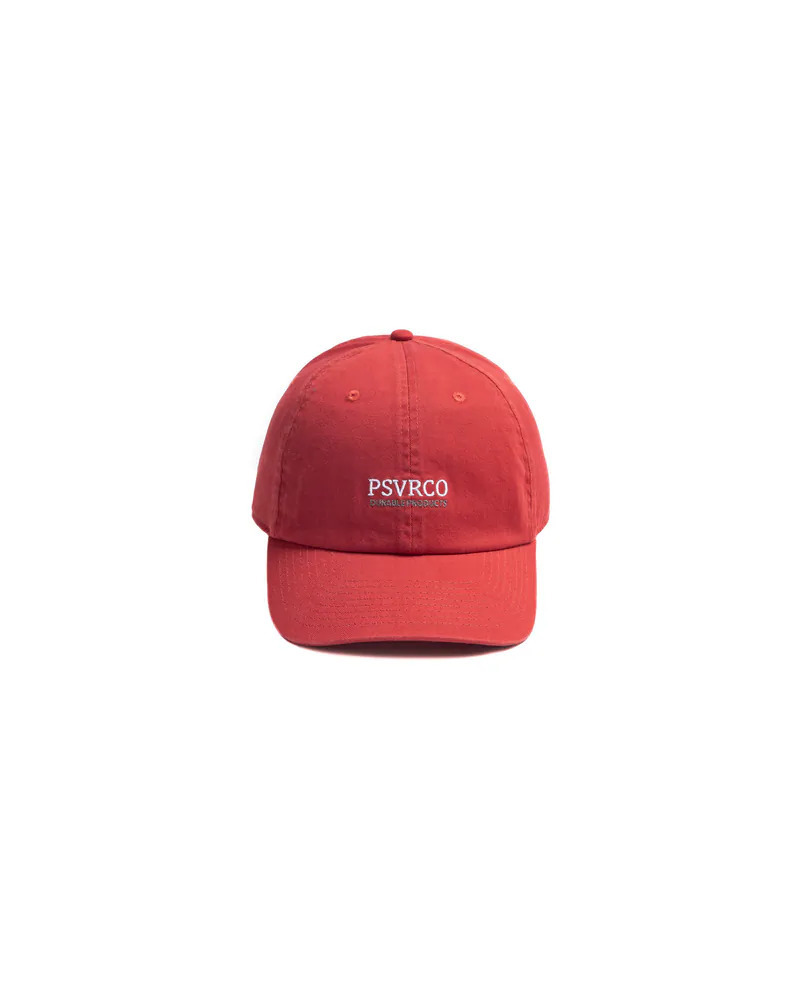 PERSEVERE SLOGAN TWILL DAD CAP - Red