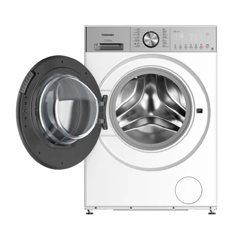 TOSHIBA 東芝 12.5公斤 沖浪洗淨2.0 洗脫烘 變頻滾筒洗衣機(TWD-T33B135UWTA-WS)
