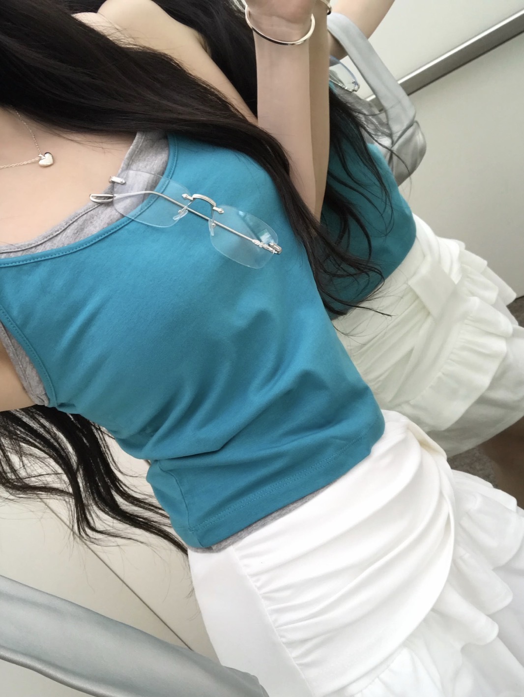 【夏天必須有高色彩！】預訂 HALTER LAYERED SLEEVELESS SET 三組入