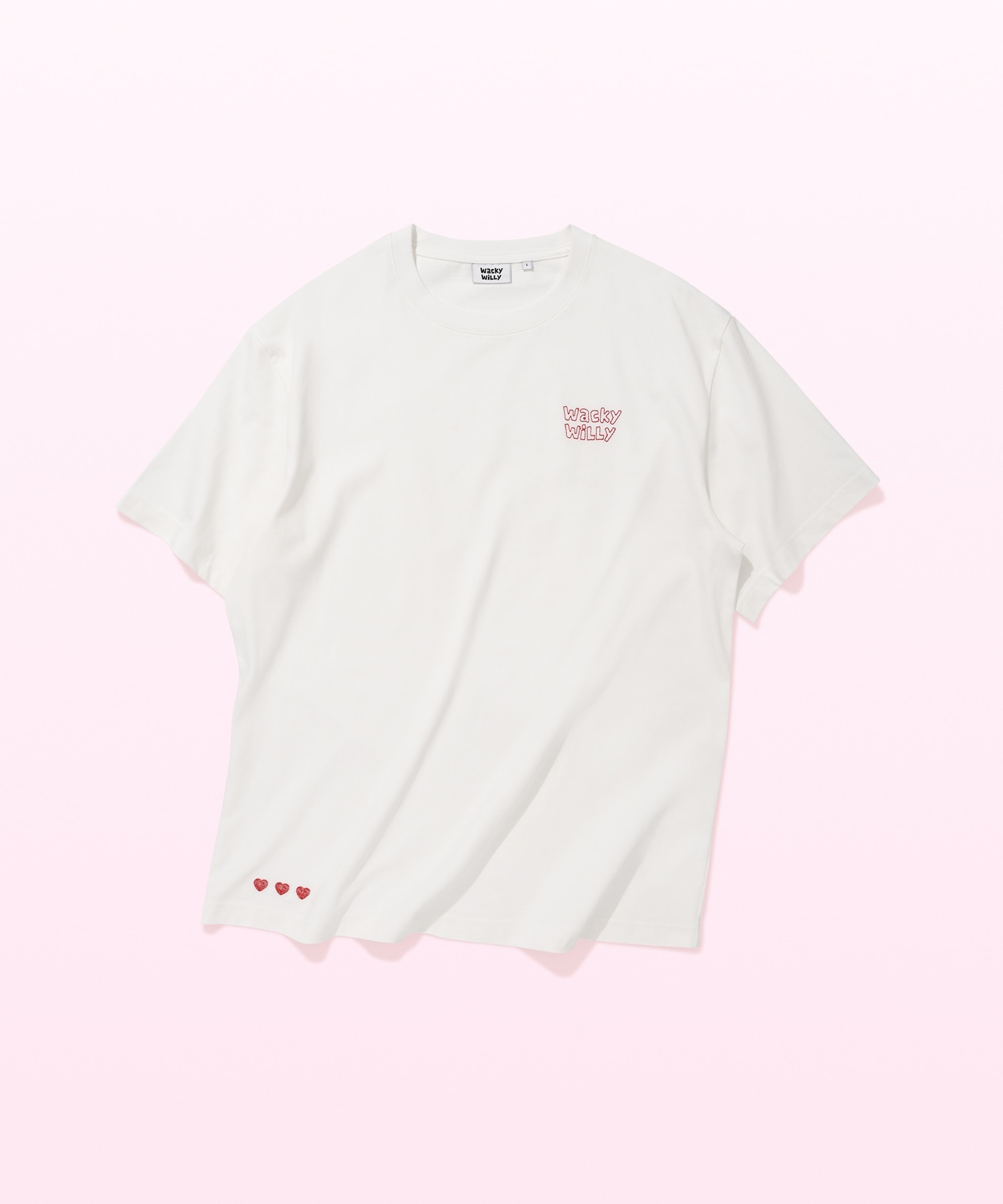 【31】Wacky Willy Love Stitch T-shirt 白色 (4個尺碼)