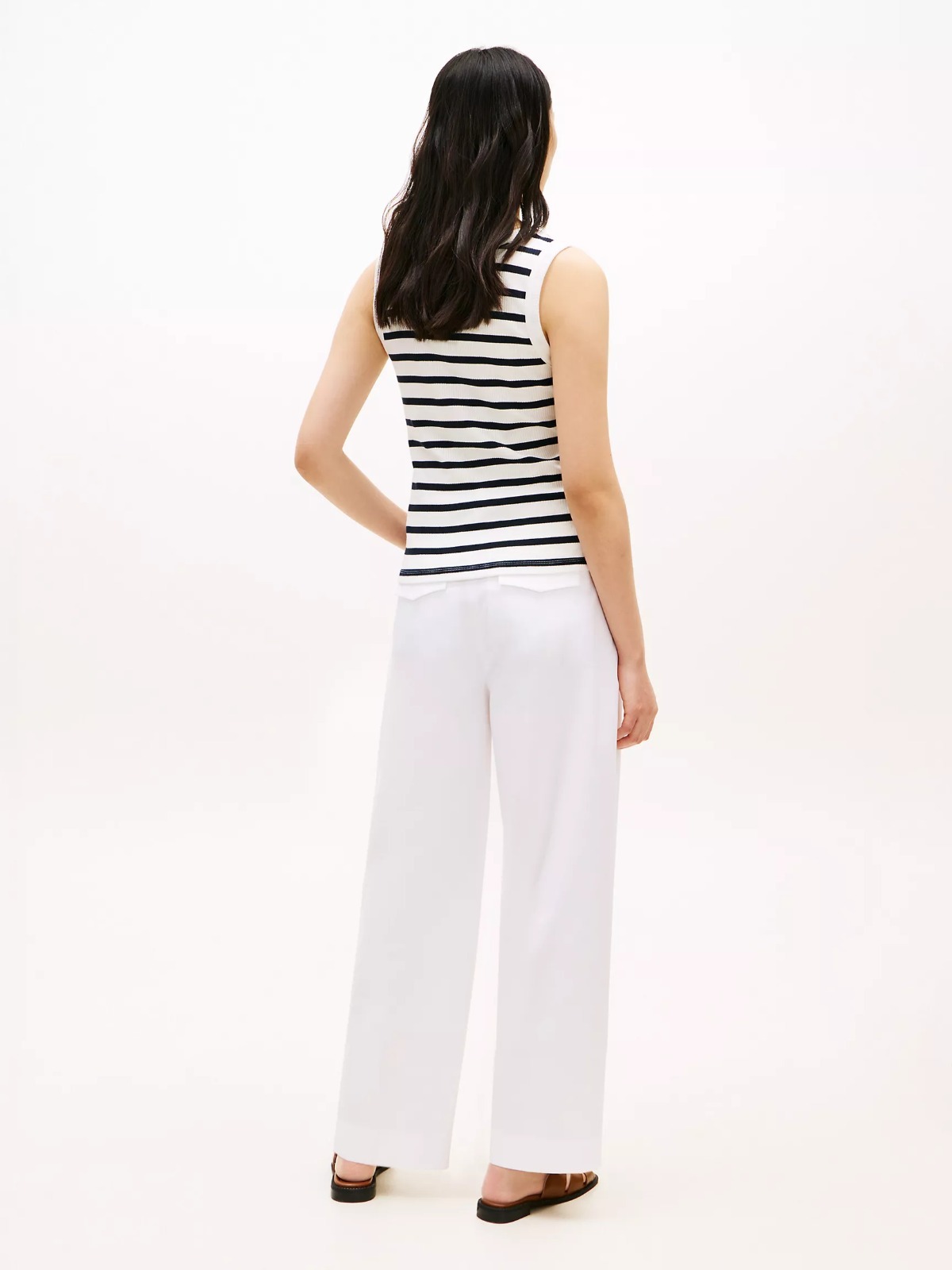 【直播】Tommy Hilfiger K0707157 Stripe Rib-Knit Tank Top