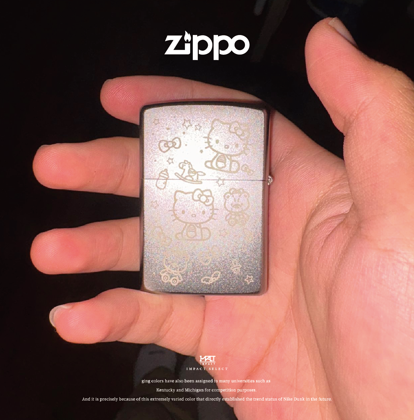 Zippo HelloKitty 三麗鷗 聯名 卡通 可愛 防風 打火機 兩款