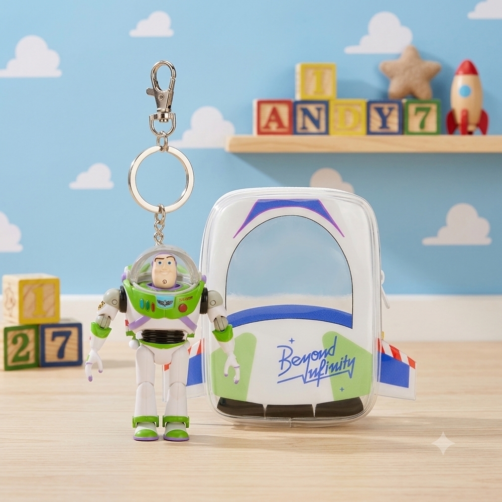 Disney Store 迪士尼商店 巴斯光年鑰匙圈 掛飾 玩具總動員系列