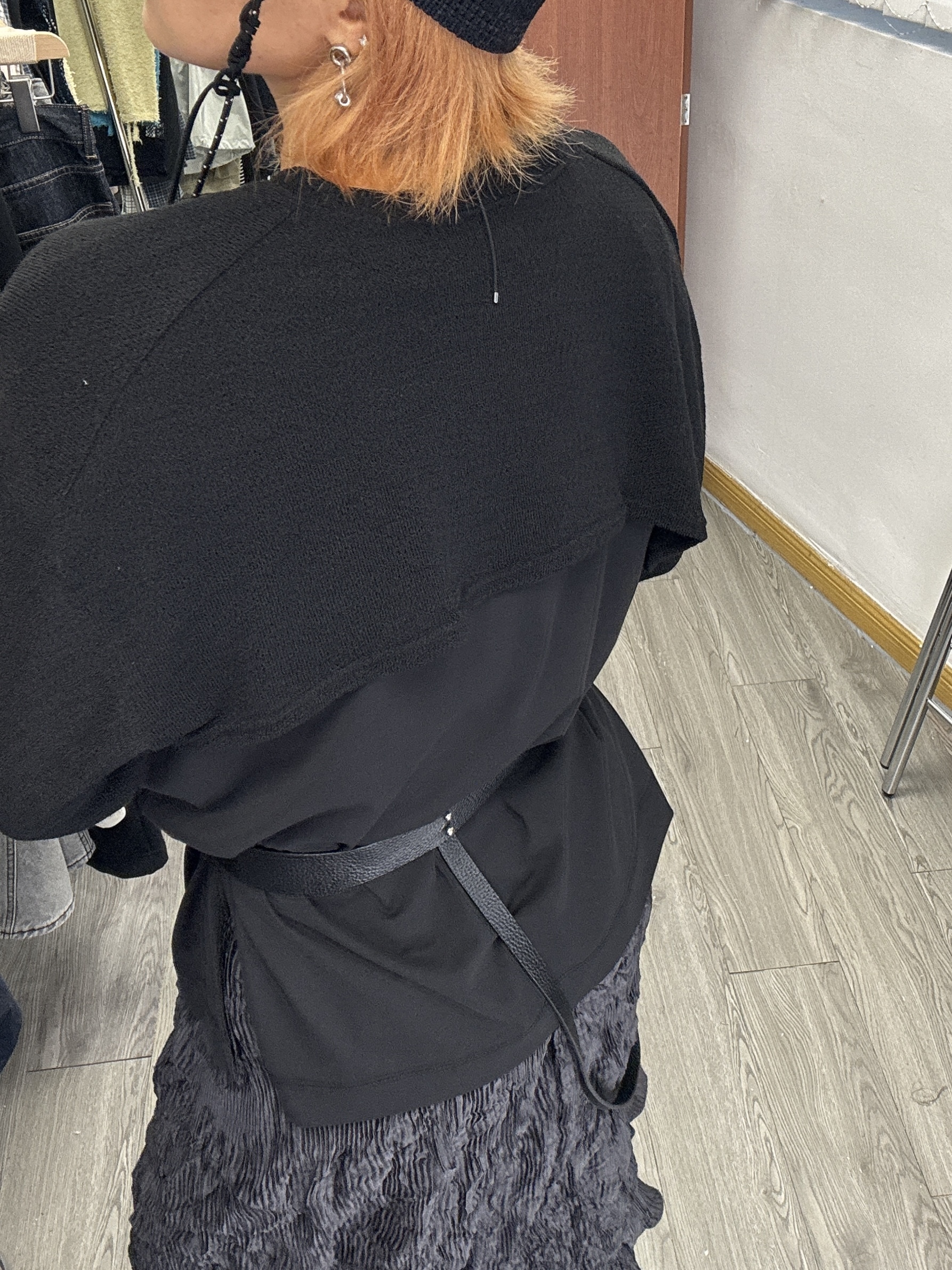 唔好冷親線料手袖(2色)