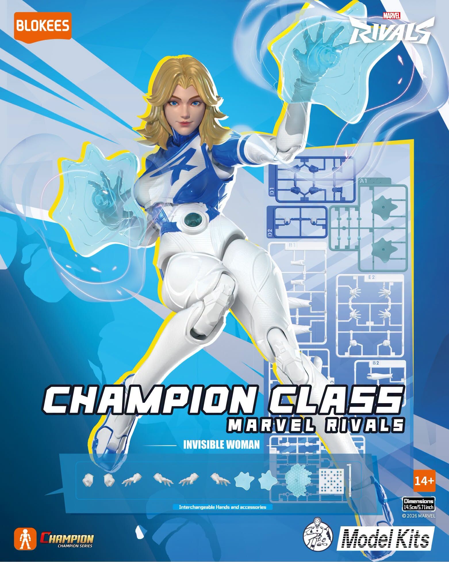 Blokees Figure – Marvel Champion Class 11 Invisible Woman 隱形女俠