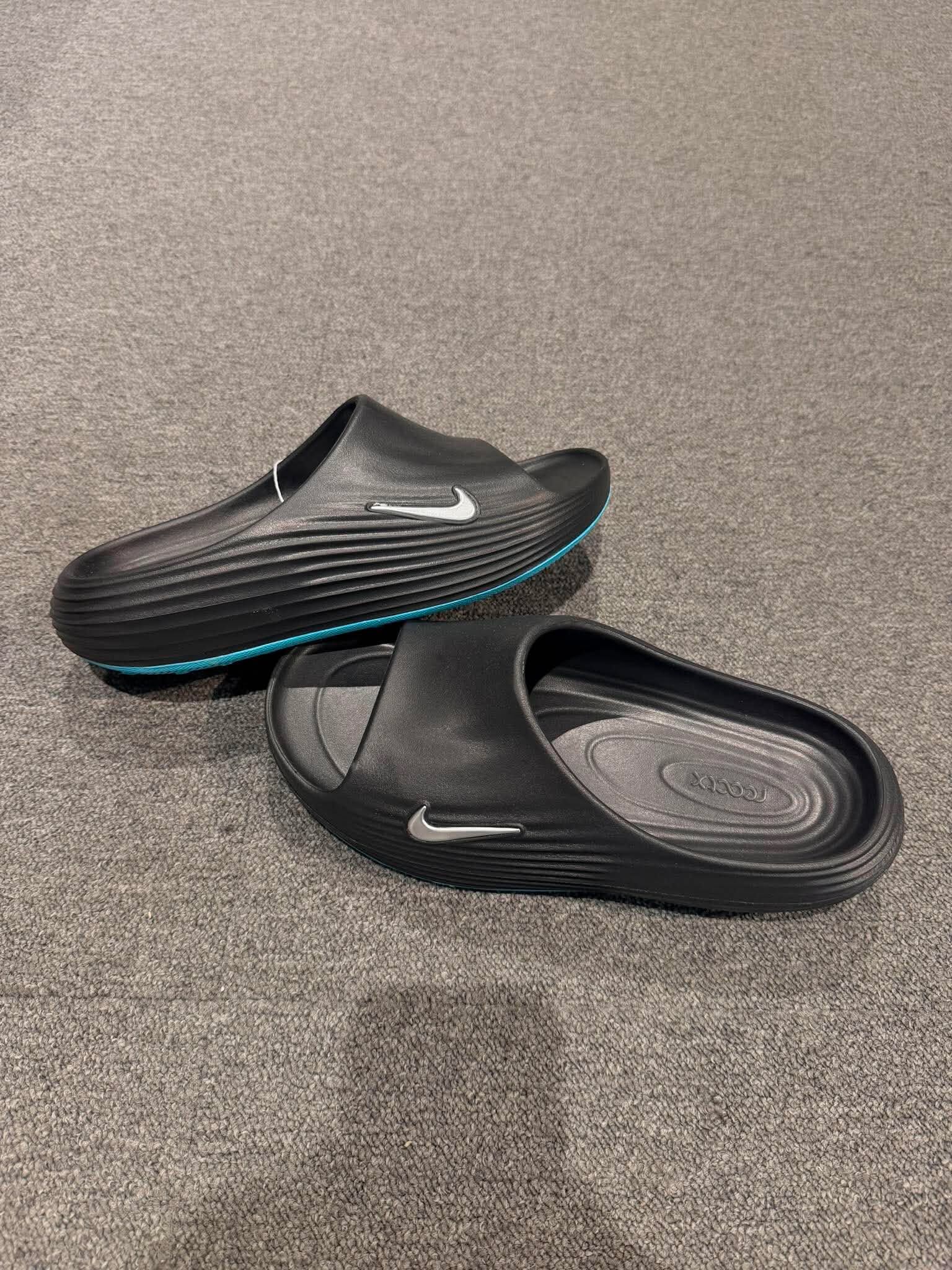 Nike ReactX Rejuven8 黑藍 拖鞋 HV4479-003