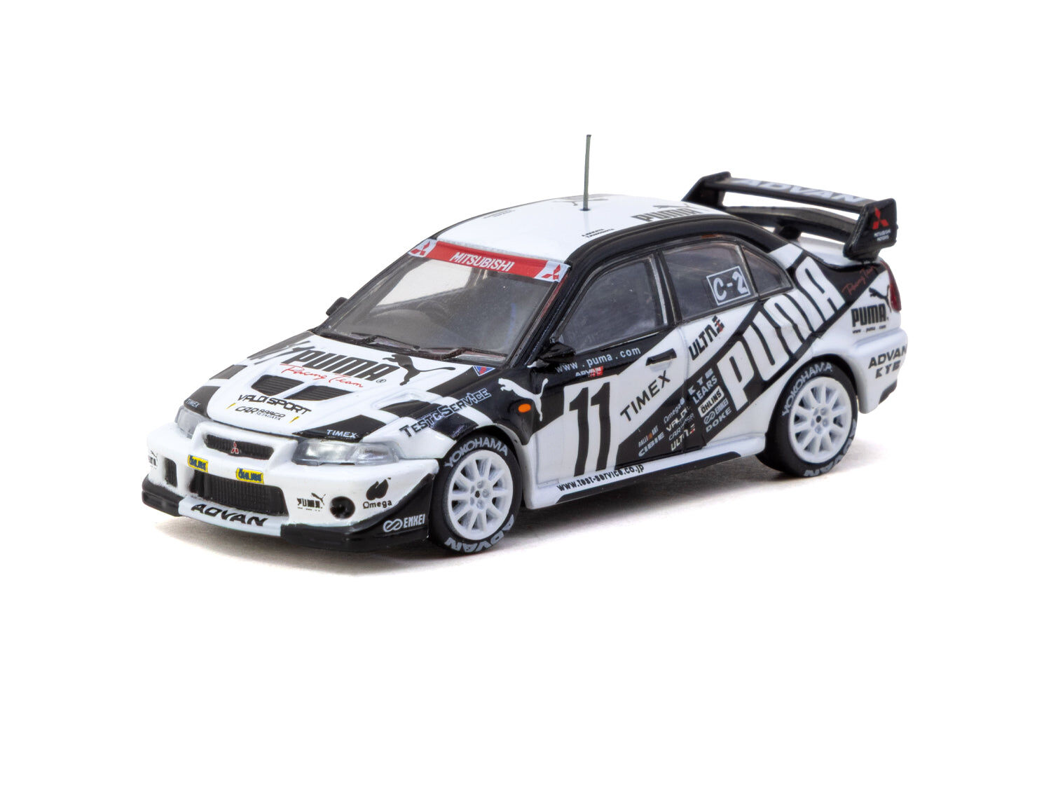Tarmac Works Mitsubishi Lancer Evolution VI TME Super Taikyu Series 2000 中谷 明彦 / 木下 隆之