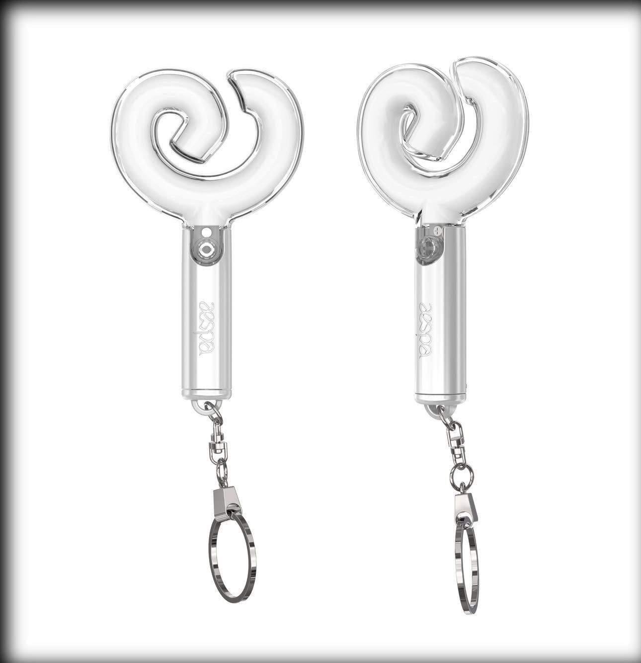台灣現貨｜aespa 迷你手燈鑰匙圈 二代 MINI FANLIGHT KEYRING VER.2