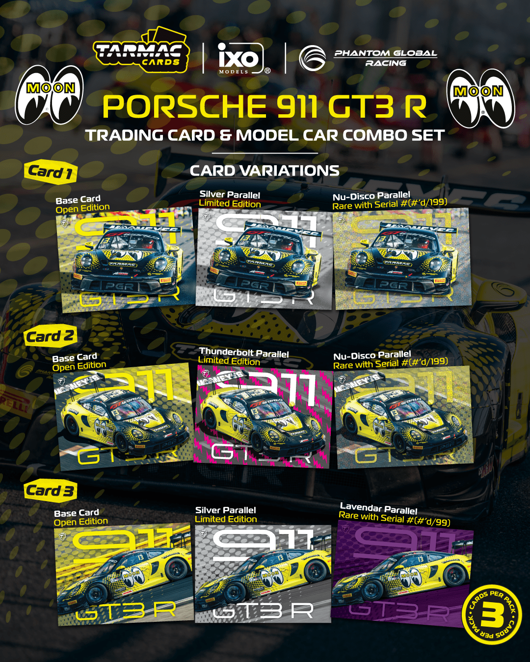 Tarmac Works 1/64 Porsche 911 GT3 R – GT World Challenge Asia 2025 Phantom Global Racing Sun Jingzu / Adderly Fong