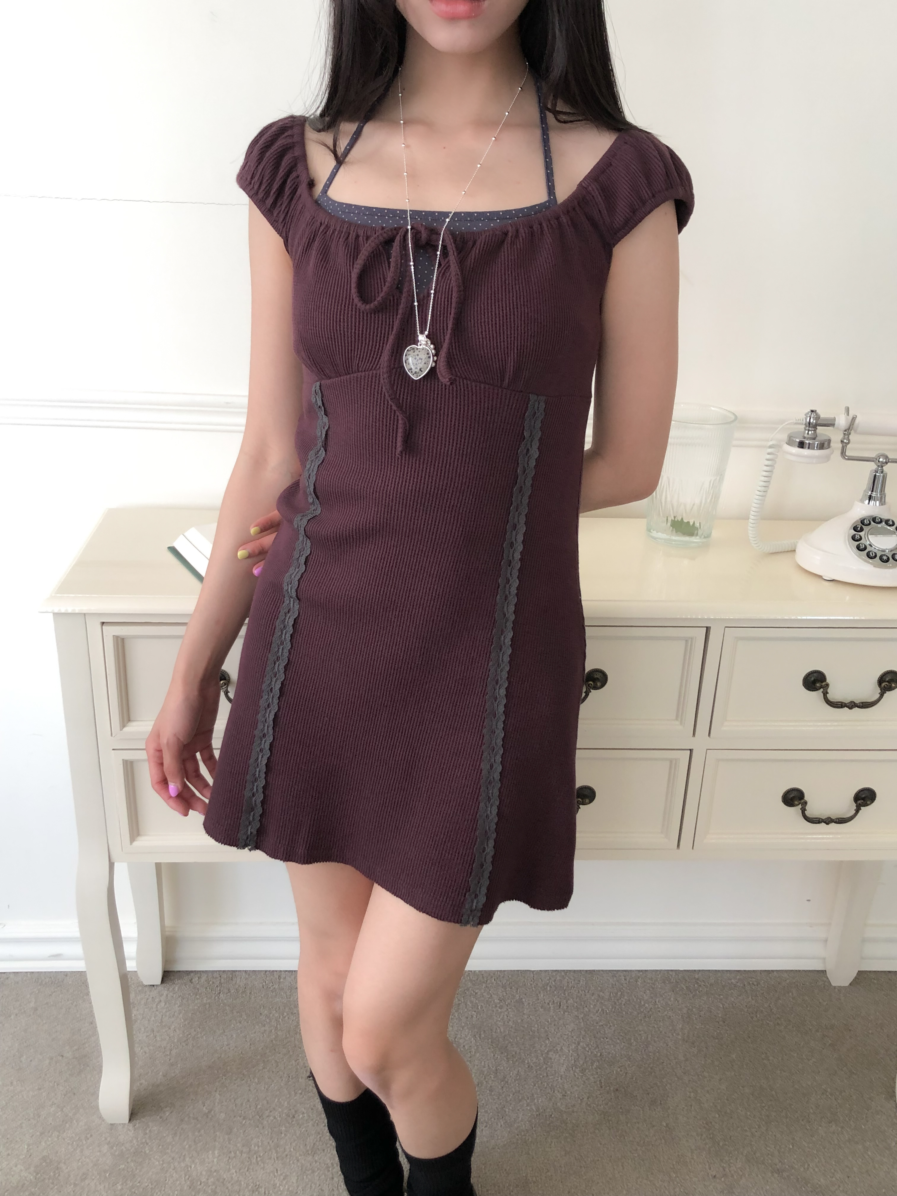 waffle dress #洋裝