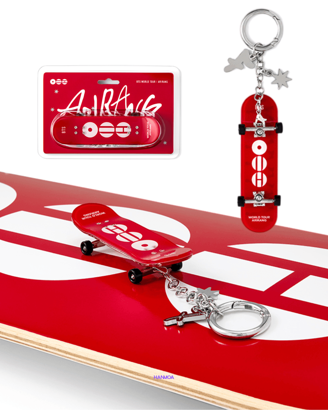 在台現貨｜BTS ARIRANG 巡演滑板吊飾 Mini Skateboard Keyring