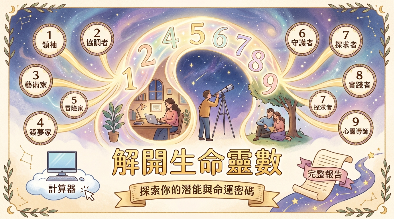 【數字密碼大解密】1-9號人性格全解析（內附免費計算器）