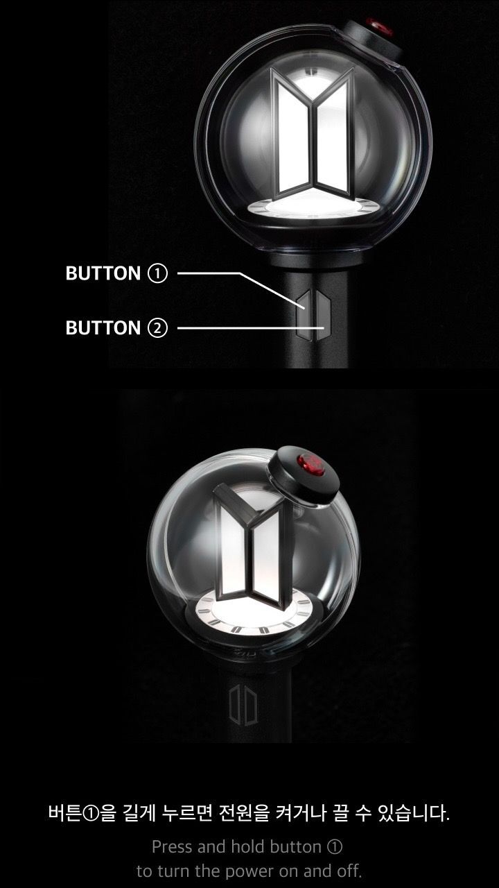 台灣現貨｜BTS Official Light Stick Keyring Ver.4 手燈鑰匙圈