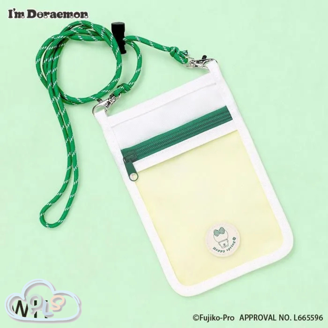 Multifunctional Storage Bag Doraemon Flowering Green  #72106-WH