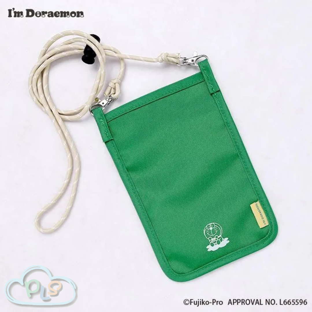 Multifunctional Storage Bag Doraemon Flowering Green  #72106-GR
