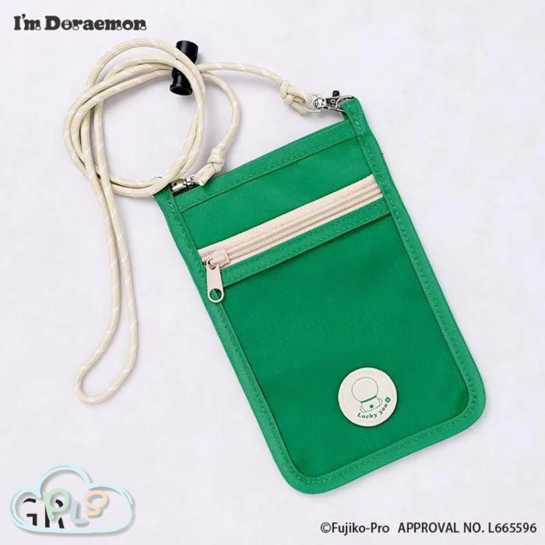 Multifunctional Storage Bag Doraemon Flowering Green  #72106-GR