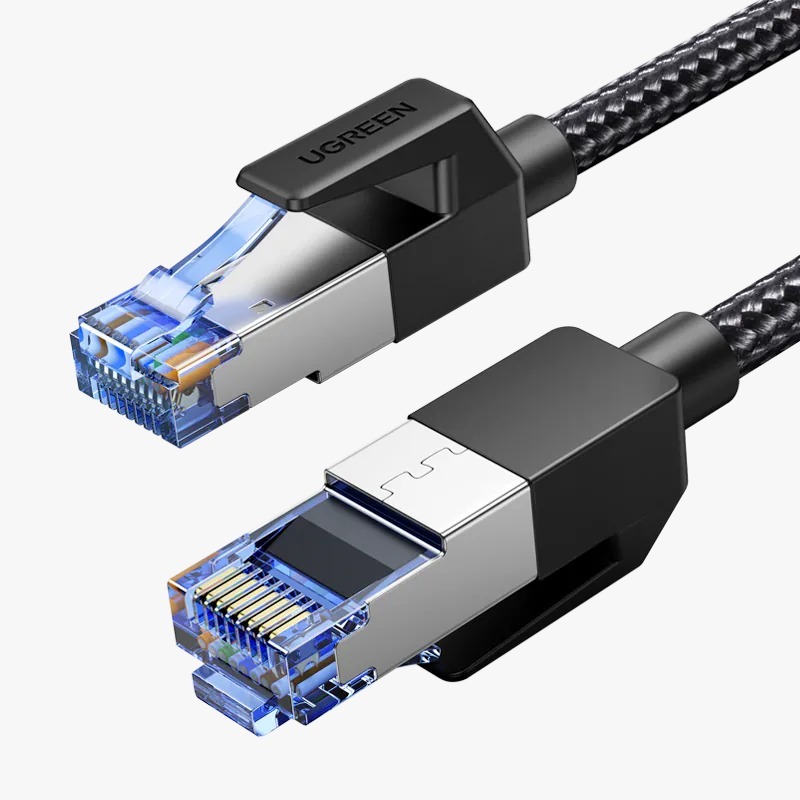 UGREEN Cat8 CLASS I F/FTP Round Ethernet Cable (NW153) - 1m / 1.5m / 2m / 3m / 5m / 10m / 15m / 20m