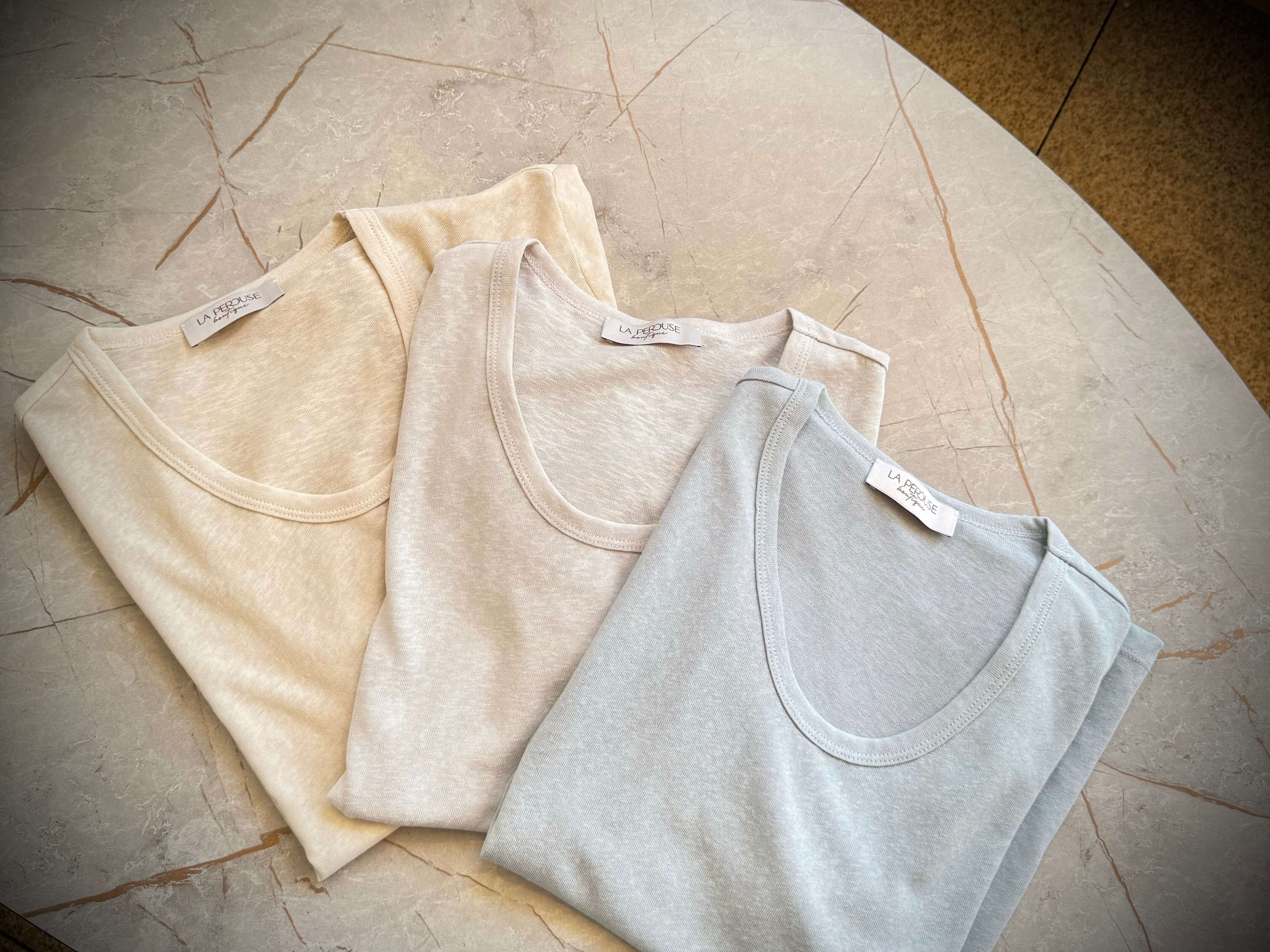 Linen-Blend Loose-Fit Tee_TP267L11