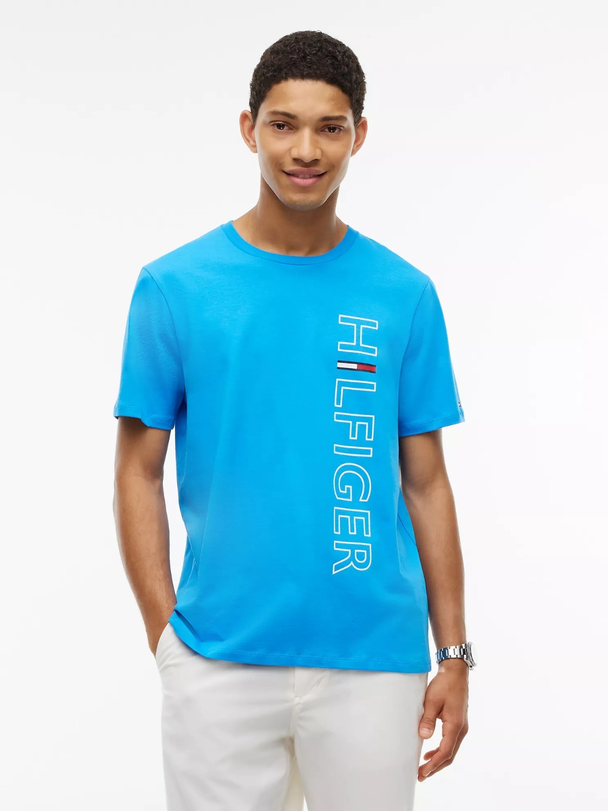 【直播】Tommy Hilfiger K0707190 男款 Hilfiger 標誌 T 恤
