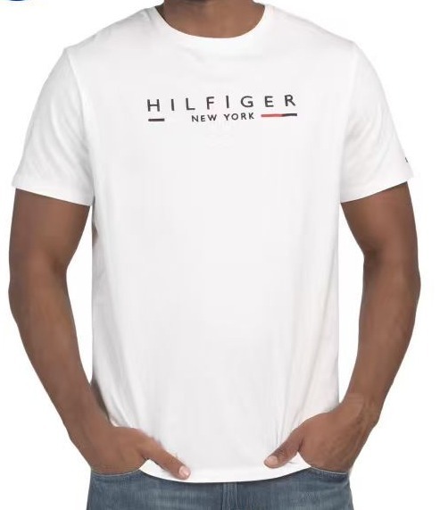 【直播】TOMMY HILFIGER LX070335  男裝 NY 字樣短袖上衣