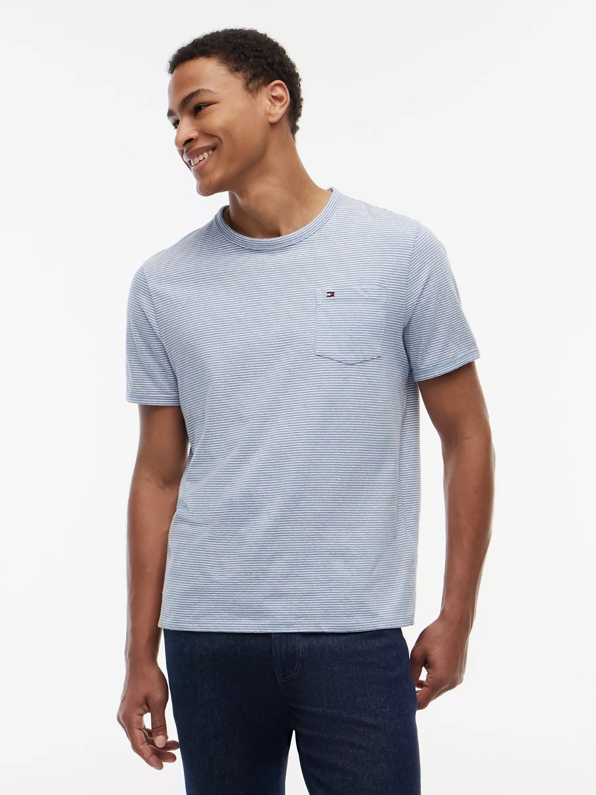 【直播】Tommy Hilfiger K0707183 男裝間條上衣