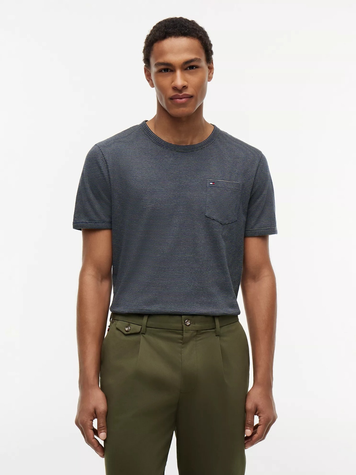 【直播】Tommy Hilfiger K0707183 男裝間條上衣