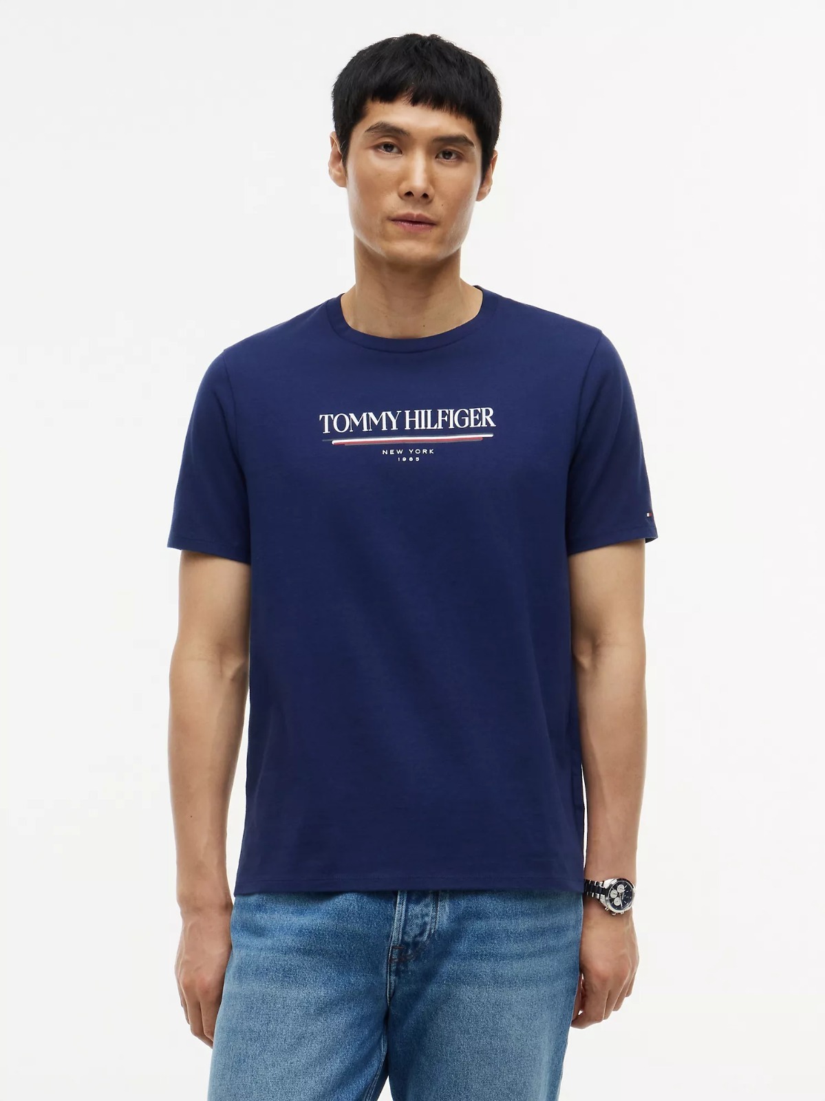 【直播】Tommy Hilfiger K0707195 男士 Hilfiger 紐約標誌 T 卹