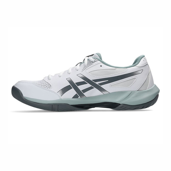 Asics 亞瑟士 GEL-Rocket 12 2E 1071A115-105 男 排球鞋 寬楦 回彈 白 灰綠