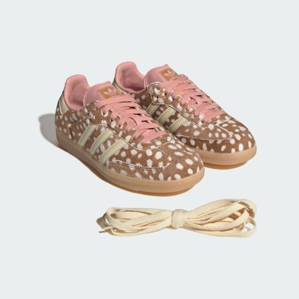 Adidas 愛迪達 Samba OG W KJ7447 女 休閒鞋 復古 麂皮 流行 棕 動物紋