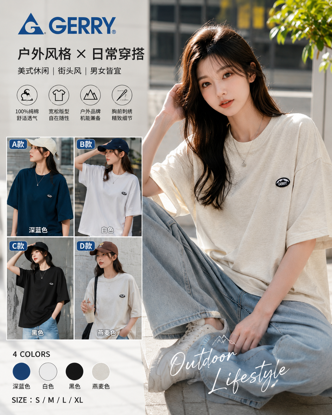 【預購】J070801 GERRY 短袖T恤（別注款）