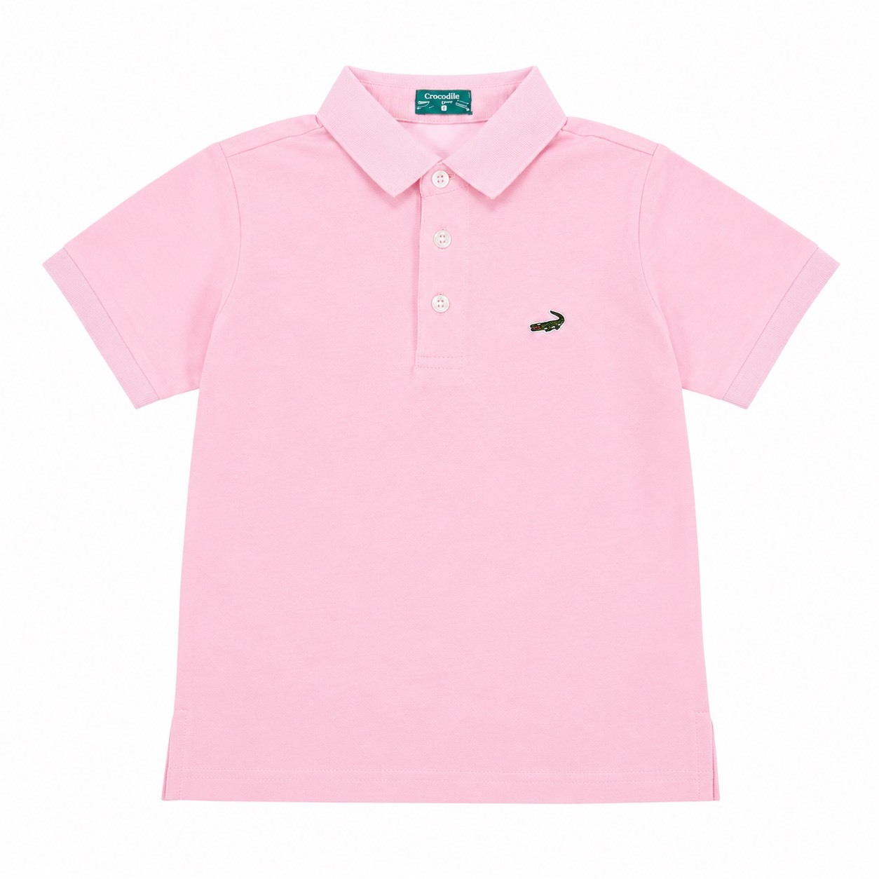 Crocodile Junior 鱷魚童裝    鱷魚冰絲POLO衫-粉色