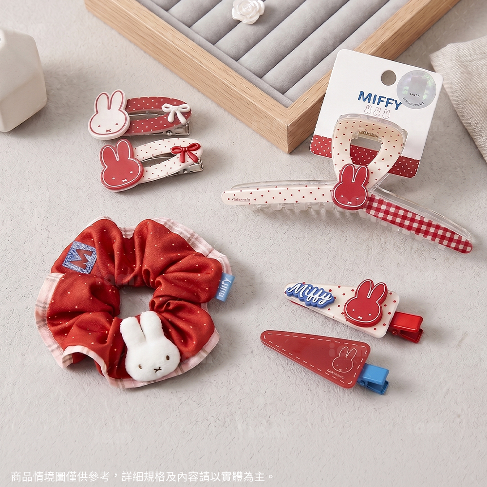 【miffy】甜心波點 髮夾 髮圈