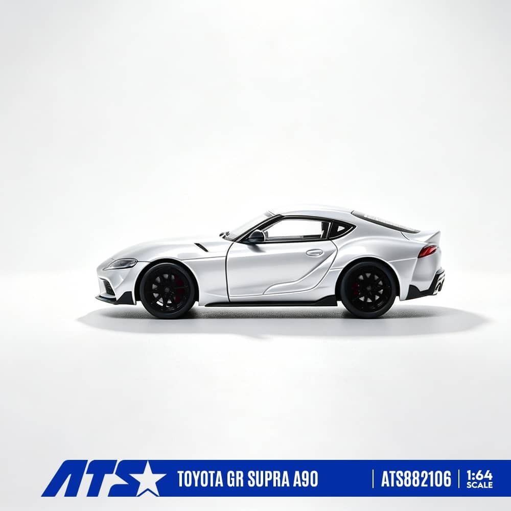 PO-$160 * ATS * 1:64 TOYOTA GR SUPRA A90 SILVER