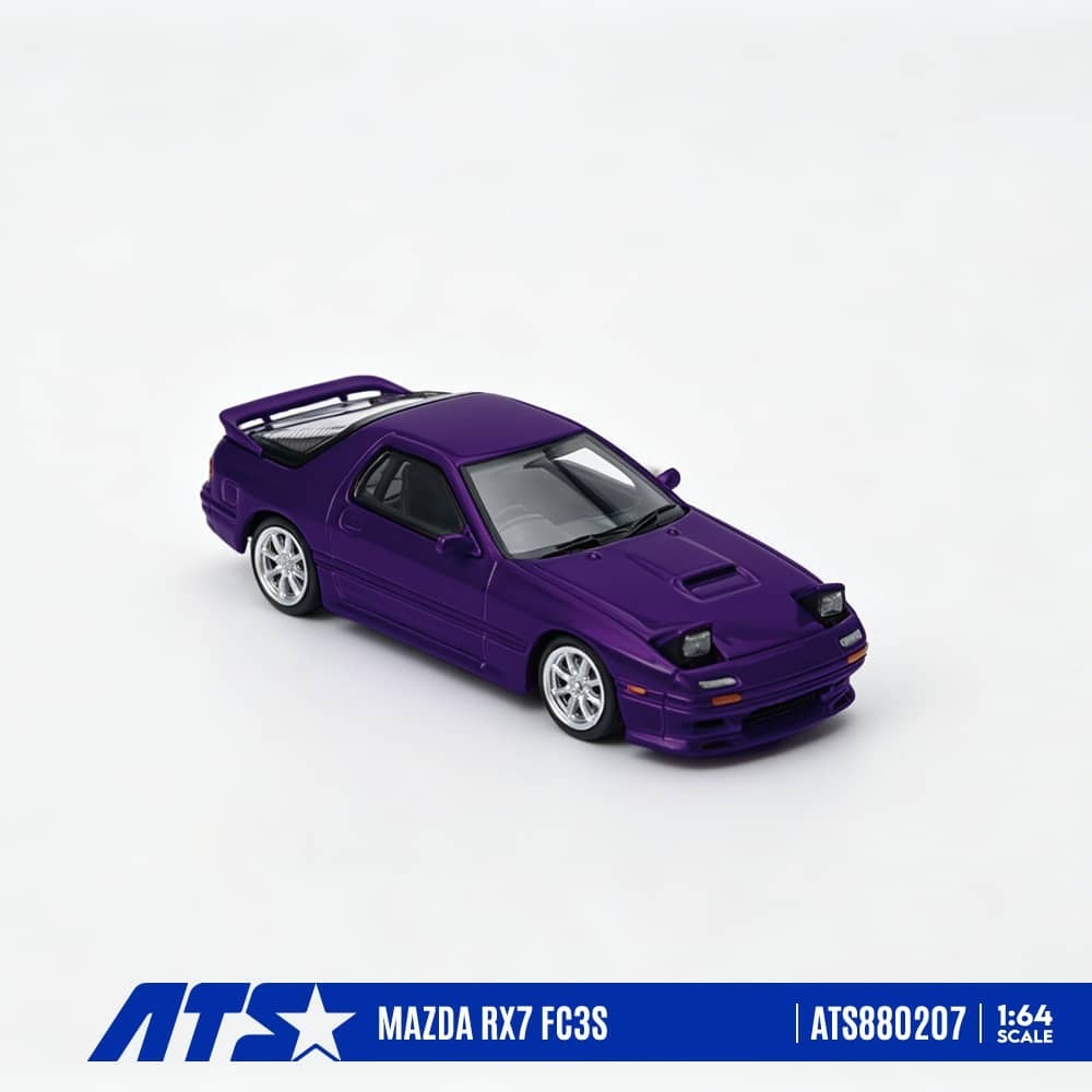 PO-$160 * ATS * 1:64 MAZDA RX-7 FC3S METALLIC VIOLET