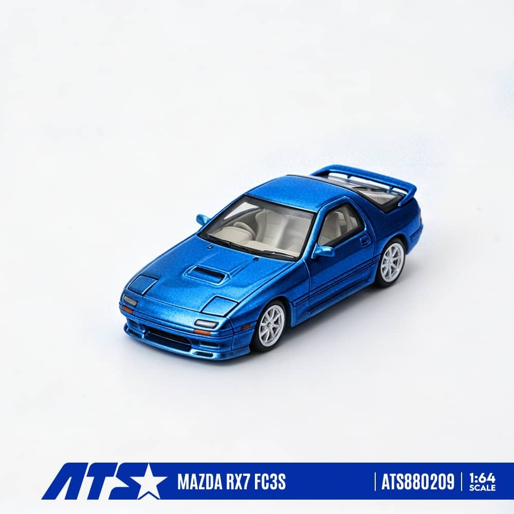 PO-$160 * ATS * 1:64 MAZDA RX-7 FC3S METALLIC COBALT BLUE