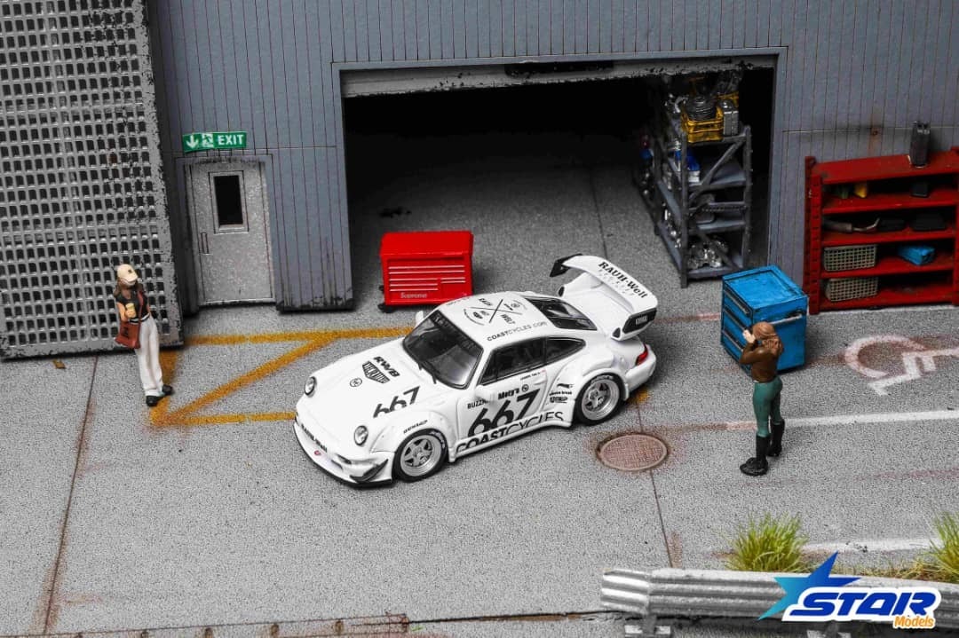 PO-$150 * STAR MODELS * 1:64 RWB964 GT COASTCYCLES