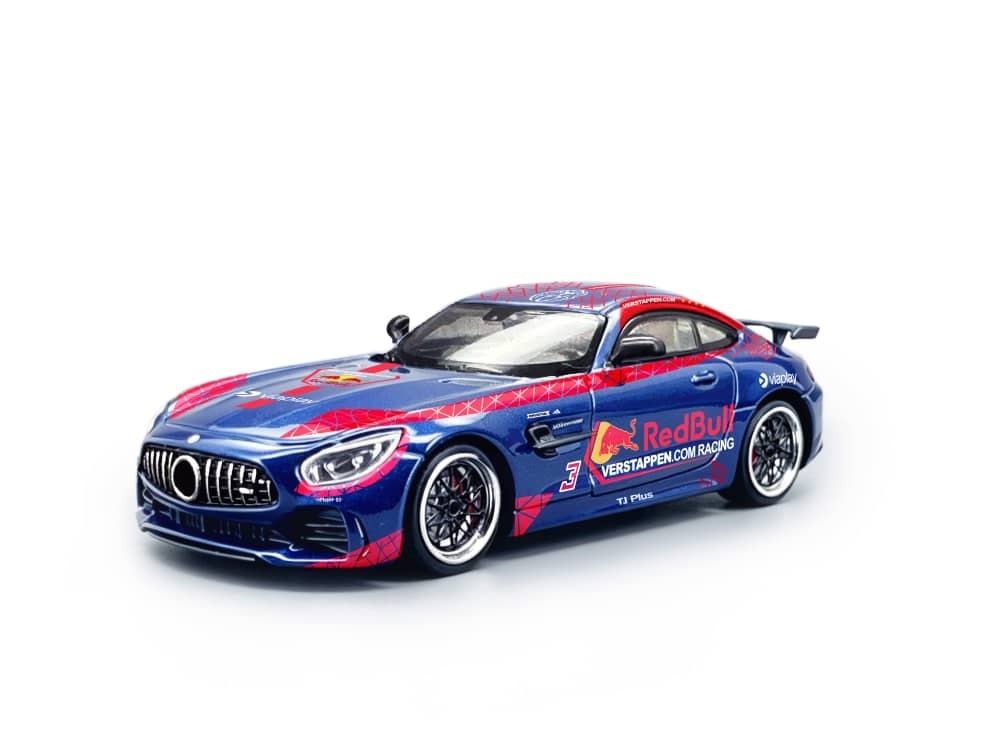 PO-$170 * SCALEON MODEL * 1:64 MERCEDES AMG GTR RED BULL LIVERY