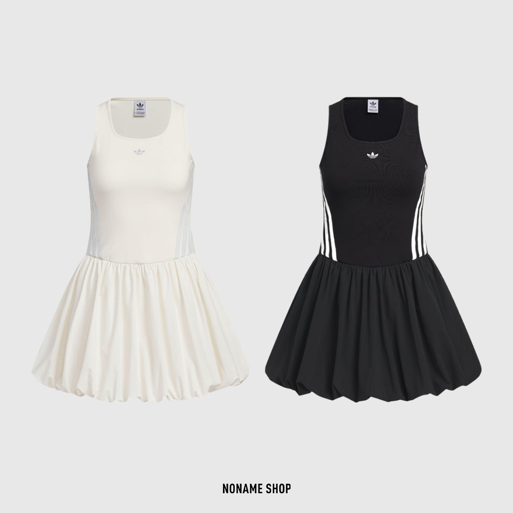 ADIDAS ORIGINALS BUBBLE DRESS 三葉草 無袖 泡泡連身裙 兩色 (女款)