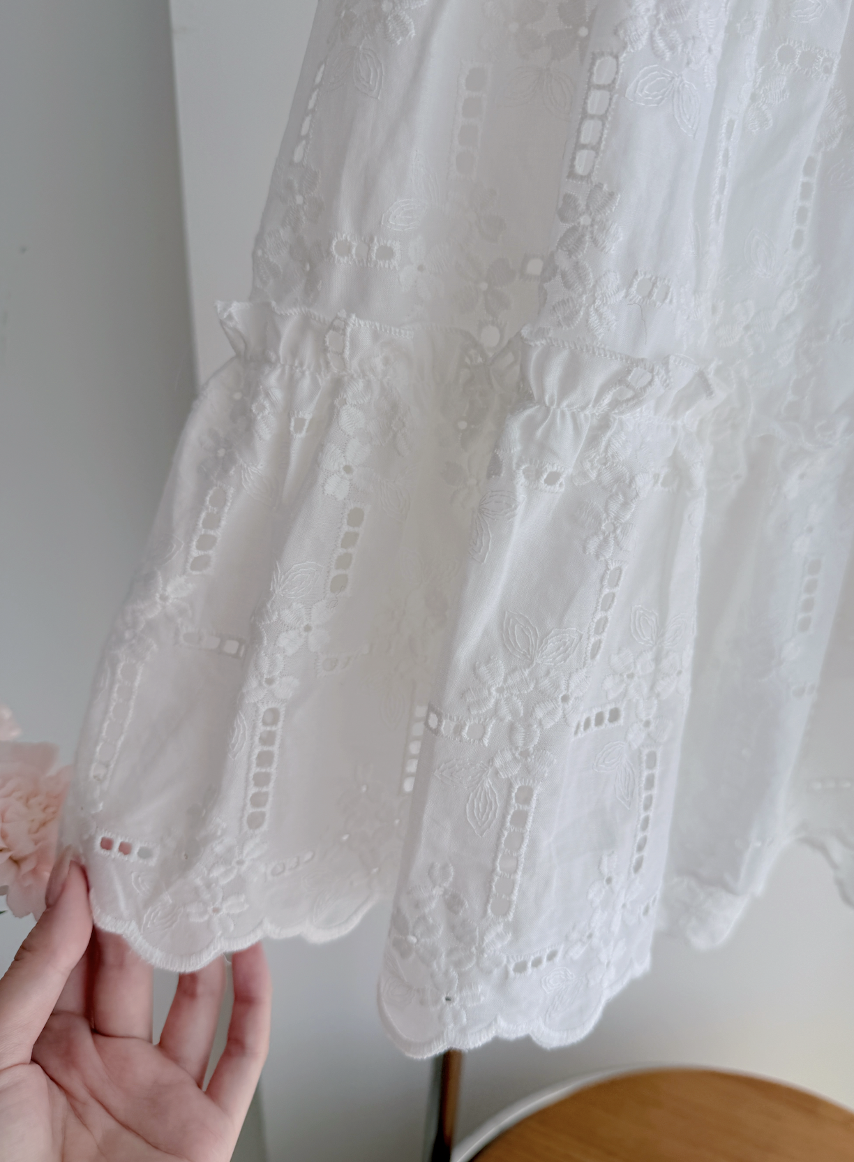*BJ2 MADE SERIES* THE BREEZY BIANCO EMBROIDER BLOUSE 070726