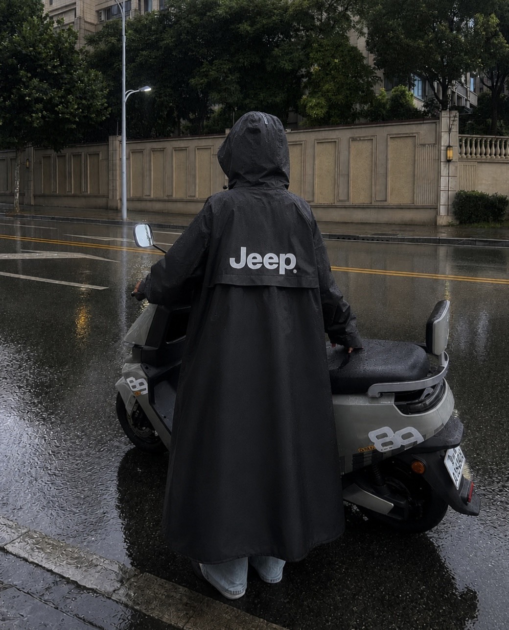 〈暴雨也不怕😤〉Jeep 防暴雨 加厚長版 成人雨衣