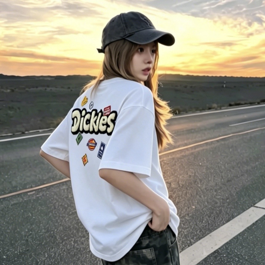 『預購商品』Dickies 嘻哈塗鴉貼紙印花純棉短 DKU262NKTVA2-BH