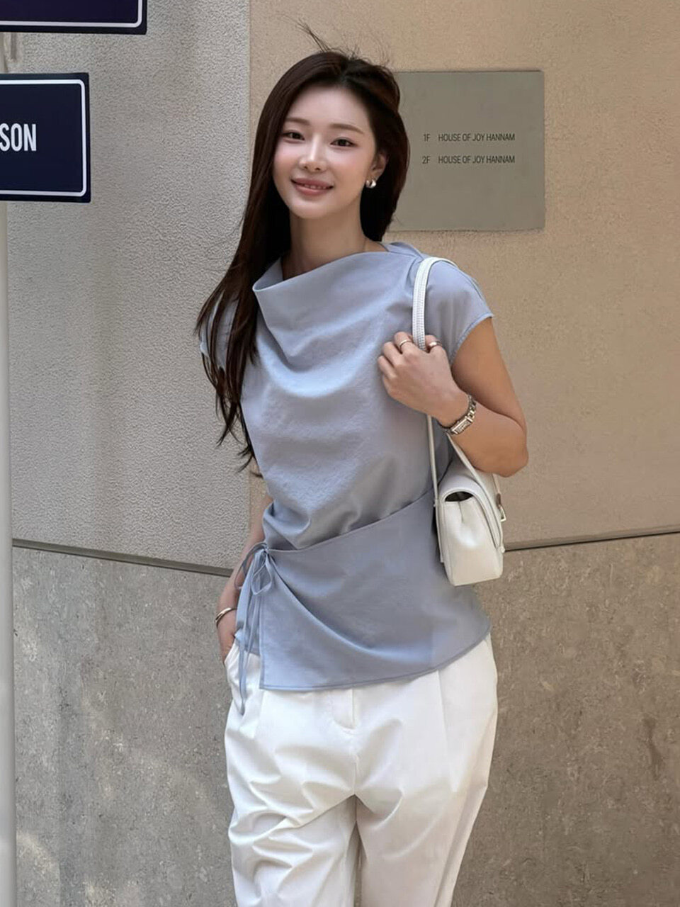 Joy Gryson Layered Wrap Blouse