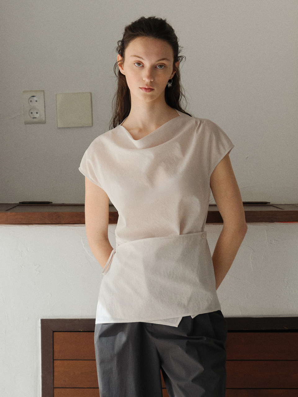 Joy Gryson Layered Wrap Blouse