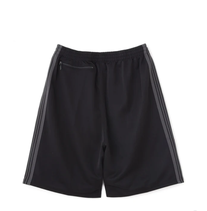 Needles x Beaver HD Track Shorts- Poly Smooth- Black